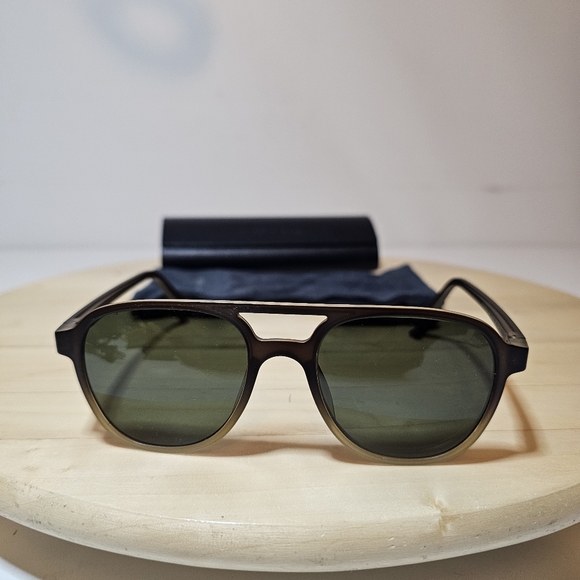 Repurposed By Warby Parker Fielder W Eye Glass Franes With Case 53-19-138 - Picture 1 of 7